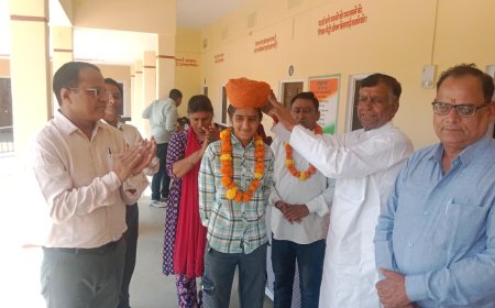 छापोली की राउमावि में उत्कृष्ट प्रदर्शन करने पर प्रतिभाओं का किया सम्मान