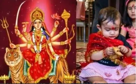 चैत्र नवरात्रि कीअष्टमी, नवमी ,पर होगा कन्या पूजन