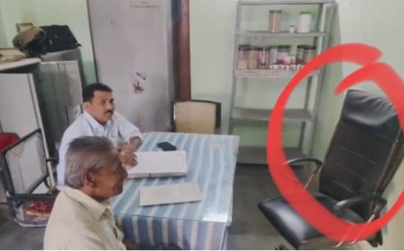 तखतगढ़ आयुर्वेदिक औषधालय में 3 वर्ष से डॉक्टर का पद रिक्त, मात्रक कपोउडर के भरोसे, 25 हजार आबादी क्षेत्र के साथ आने वाले ग्रामीण क्षेत्र के मरीज भी परेशान