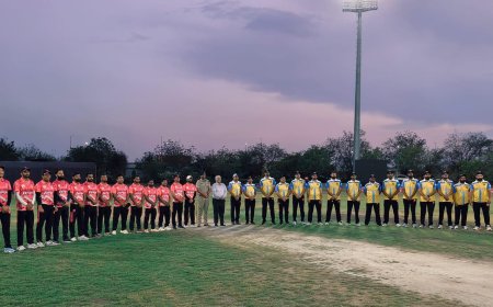 संगम प्रीमियर लीग–सेशन 6 का भव्य आगाज़, एसपी धर्मेन्द्र सिंह ने किया उद्घाटन, संगम समूह की कुल 6 टीमें ले रही हैं भाग