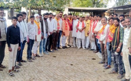 सीसवाली  में रामनवमी के उपलक्ष मे भगवा विशाल रेली का आयोजन किया