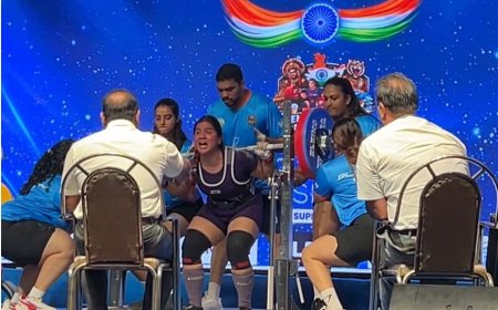 मैंगलोर में आयोजित सीनियर नेशनल क्लासिक पावरलिफ्टिंग चैंपियनशिप 2026 में  हेमा कृपलानी ने चमक बिखेरी