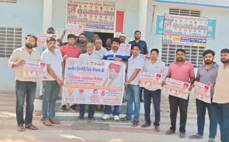 कर्नल किरोड़ी सिंह बैसला की पुण्यतिथि पर  31 मार्च को होगा रक्तदान शिविर काआयोजन; पोस्टर का हुआ विमोचन