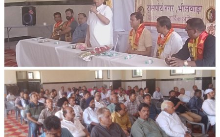 स्नेह व सौहार्द की छाया में मोटर पार्ट्स डीलर एसोसिएशन का वार्षिक महोत्सव संपन्न; मैं भीलवाड़ा के विकास के लिए सदैव तत्परज--सांसद अग्रवाल