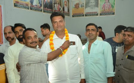 विक्रम खटीक बने खटीक समाज युवा प्रकोष्ठ के नवनियुक्त अध्यक्ष; समाज बंधुओं ने किया भव्य स्वागत