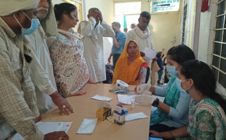 गोविंदगढ़ में निशुल्क स्वास्थ्य शिविर संपन्न; मोबाइल मेडिकल वैन द्वारा 130 मरीजों की हुई आधुनिक जांच