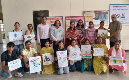 राजकीय महाविद्यालय खैरथल में प्रश्नोत्तरी एवं चित्रकला प्रतियोगिता का हुआ आयोजन