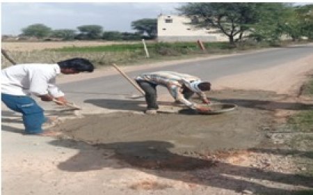 ग्रामीण रोड कट रिपेयर के लिए चलाया जा रहा है सघन अभियान
