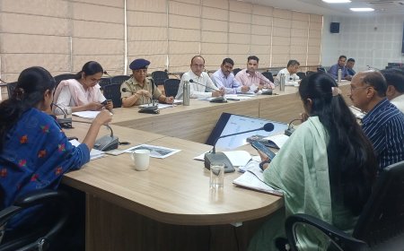 जिला कलक्टर ने ली सड़क सुरक्षा समिति की बैठक; दुर्घटनों की प्रभावी रोकथाम हेतु उठावे आवश्यक कदम - जिला कलक्टर