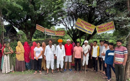 280 दिन से संघर्षरत किसान अब जयपुर कूच को तैयार;  जालिया गांव से भीलवाड़ा तक प्रताड़ित किसानों का महासंग्राम