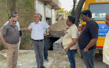 विधायक कोठारी ने मानसून पूर्व किया विभिन्न नालों का निरीक्षण; वर्षा ऋतु से पहले प्रमुख नालों कीजल निकासी व्यवस्था दुरुस्त करने के निर्देश