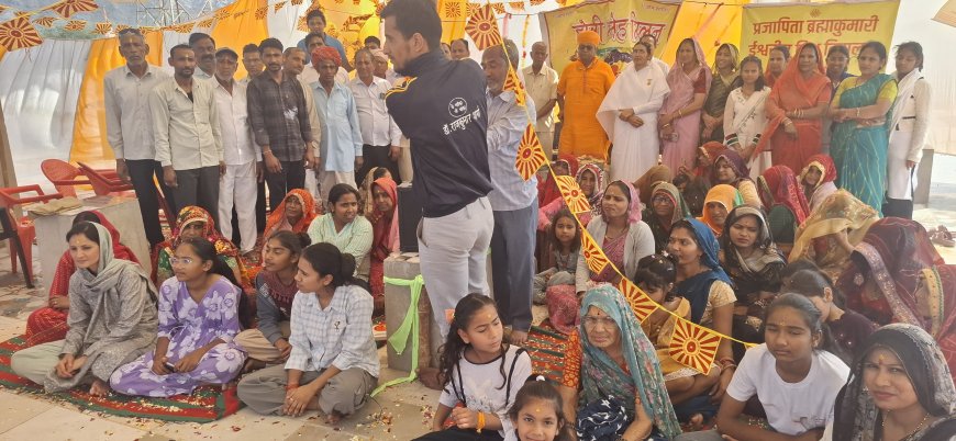 ब्रह्माकुमारीज़ द्वारा आध्यात्मिक होली स्नेह मिलन समारोह आयोजित