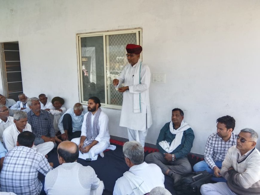 राणासर में स्थित निर्झरा  धाम आश्रम पर हुआ विशाल धर्म सभा का आयोजन;  धर्म सभा के दौरान हुआ समितियों का गठन