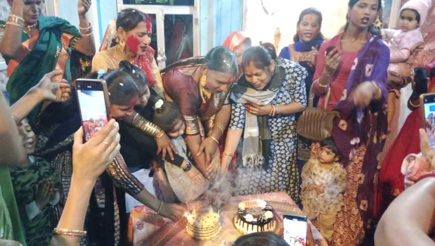 रेखा बाई किन्नर का 37वां जन्मदिन एवं फागोत्सव धूमधाम से मनाया