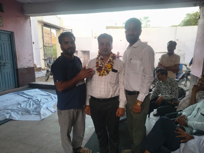 लक्ष्मणगढ़ में खंडेलवाल वैश्य समाज के अध्यक्ष बने मदन गुप्ता