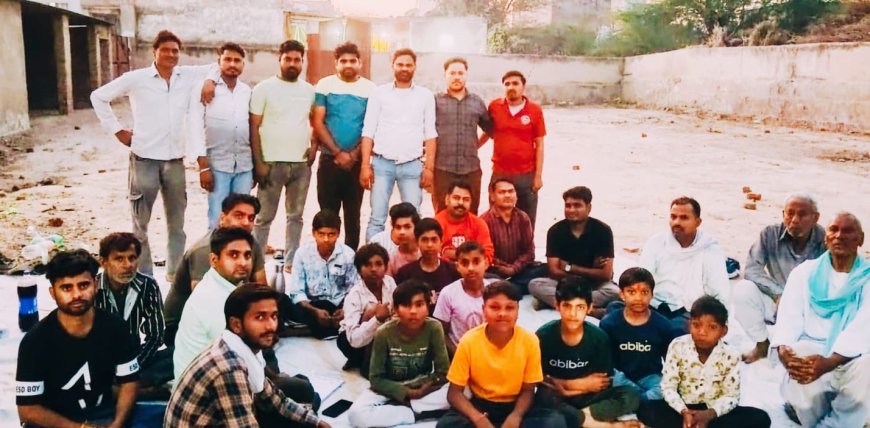 लक्ष्मणगढ़ में सैनी समाज ने मनाया होली मिलन समारोह