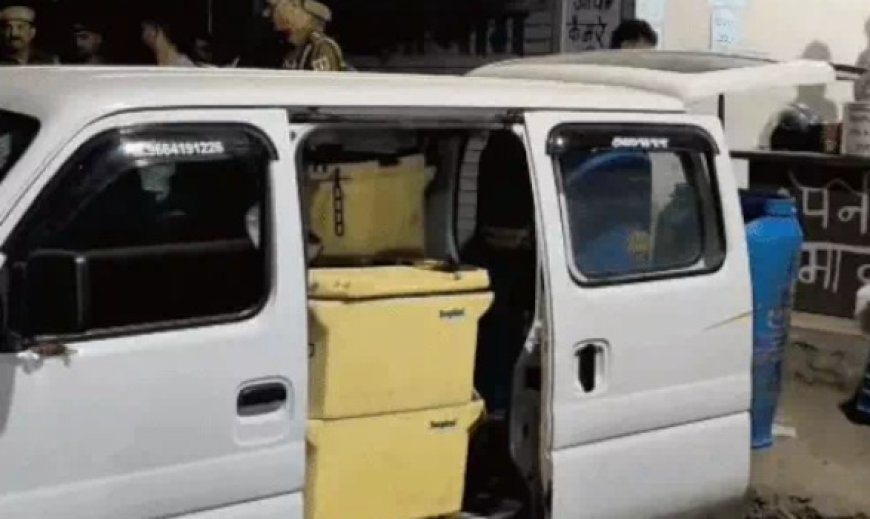 जयपुर में 'जहरीले' पनीर की बड़ी खेप पकड़ी:पुलिस को देखते ही गाड़ी छोड़कर भागा आरोपी,अलवर से आया मिलावटी पनीर