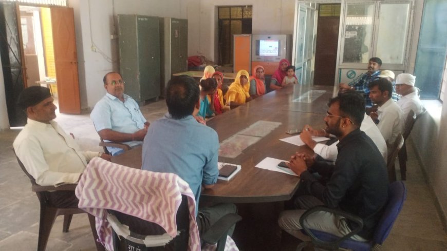 समस्याओं का 'ऑन द स्पॉट' समाधान;  उप तहसीलदार जीतेन्द्र बबेरवाल ने की जनसुनवाई