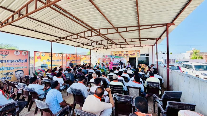 पंडित दीनदयाल उपाध्याय प्रशिक्षण महाअभियान 2026 के अन्तर्गत जिला कार्ययोजना बैठक आयोजित