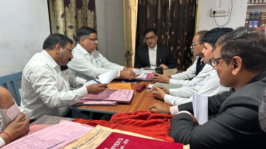 लोक अदालत के लिए प्रिकाउंसलिंग का आयोजन किया गया