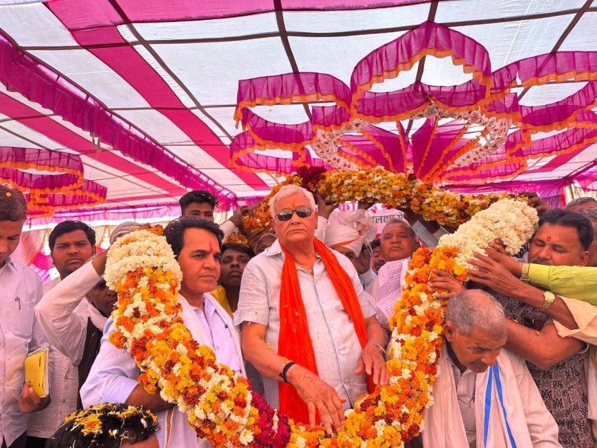 कृषि मंत्री डॉक्टर किरोडीलाल मीणा विधायक राजेंद्र मीणा ने पाड़ली ग्राम में सुड्डा दंगल में लिया भाग; सीसी सड़क सड़क का किया उद्घाटन