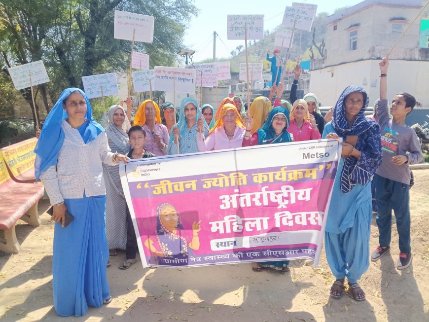 जीवन ज्योति, द्वारा मुकुन्दपुरा में मनाया अंतर्राष्ट्रीय महिला दिवस