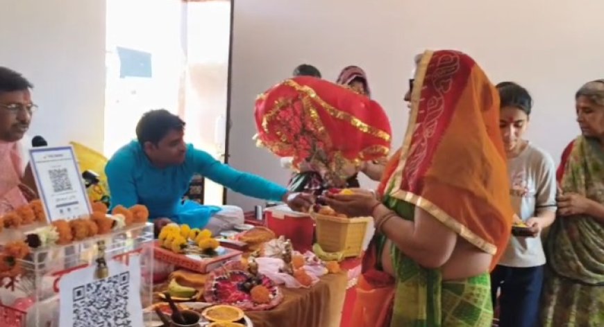 रामगढ़ मस्ताबाद गौशाला में आयोजित श्रीमद्भागवत कथा में भगवान कृष्ण की लीलाओं के बारे में बताया