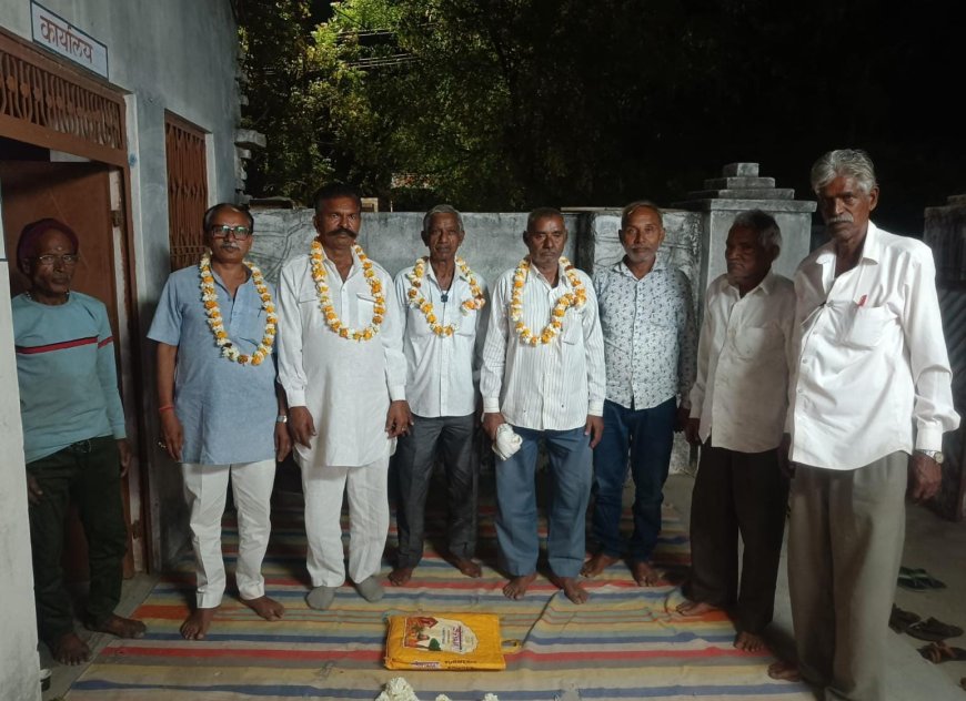 संत श्री घाटमदास मीणा जाति सेवा समिति की कार्यकारिणी निर्विरोध निर्वाचित अध्यक्ष बने रामलाल मीणा