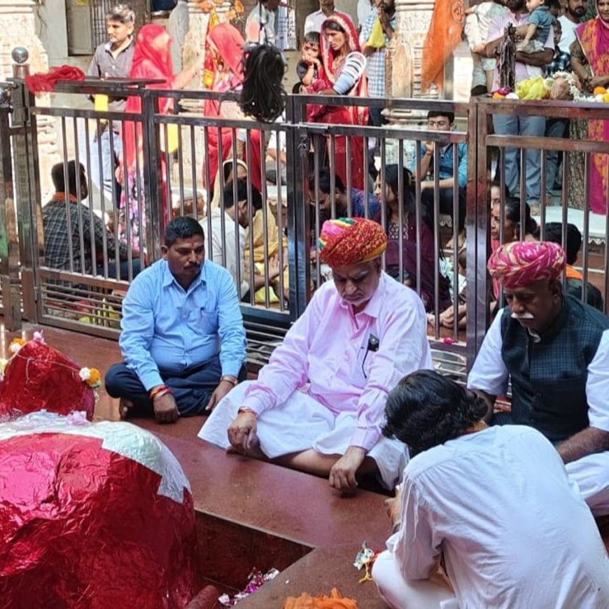 मंत्री झाबर सिंह खर्रा बोले-समय पर होंगे निकाय चुनाव:कहा-सरकार पूरी तरह तैयार; जालोर में हनुमान मंदिर में किए दर्शन