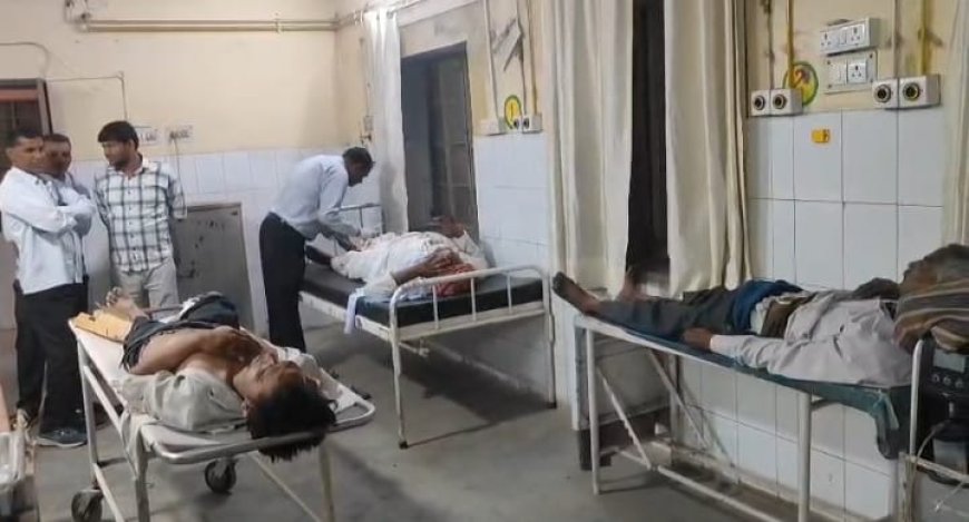 दो बाइकों की आमने-सामने भिड़ंत, तीन गंभीर घायल