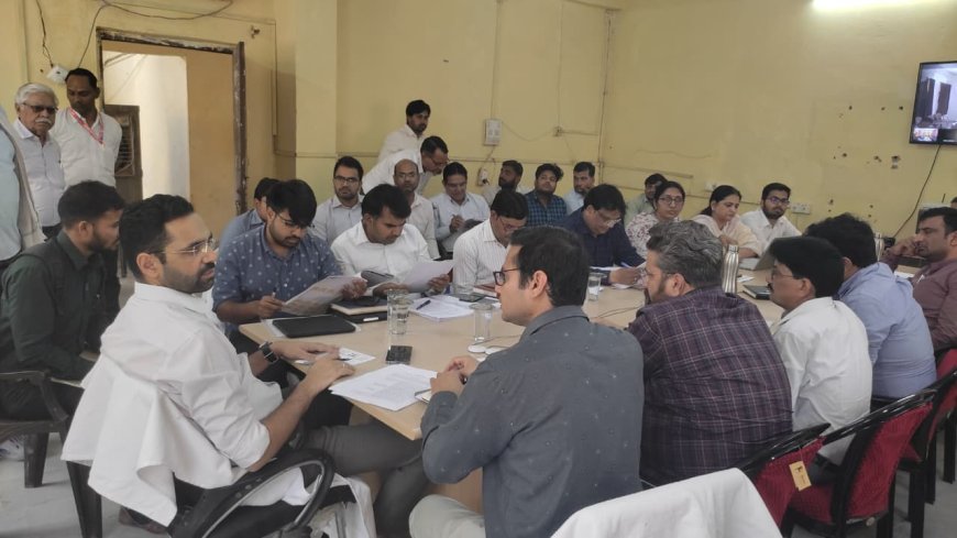 आशान्वित ब्लॉक कार्यक्रम की समीक्षा बैठक आयोजित, रैंकिंग सुधारने पर जोर