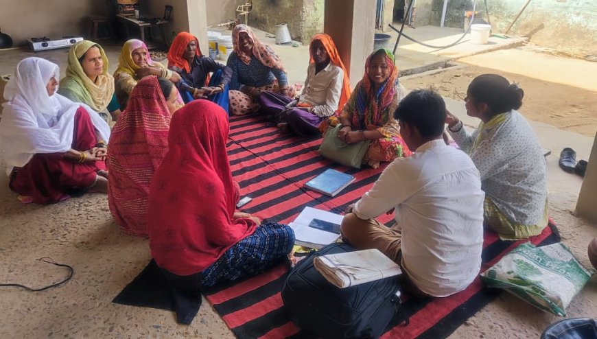 दूसरा दशक परियोजना के नेतृत्व में करीरिया मे महिला मंच बैठक का हुआ आयोजन