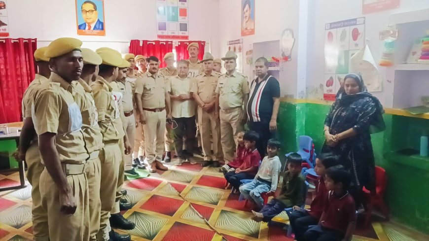 समृद्ध भारत अभियान में पुलिस प्रशिक्षणार्थियों का शैक्षणिक भ्रमण आयोजित
