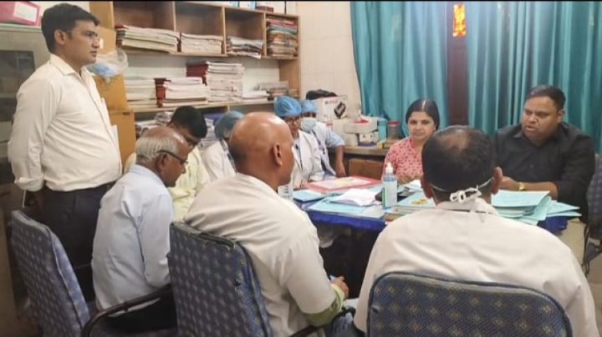 स्टेट क्वॉलिटी एग्जामनर टीम ने किया राजगढ सामुदायिक स्वास्थ्य केंद्र पर ली आवश्यक मीटिंग