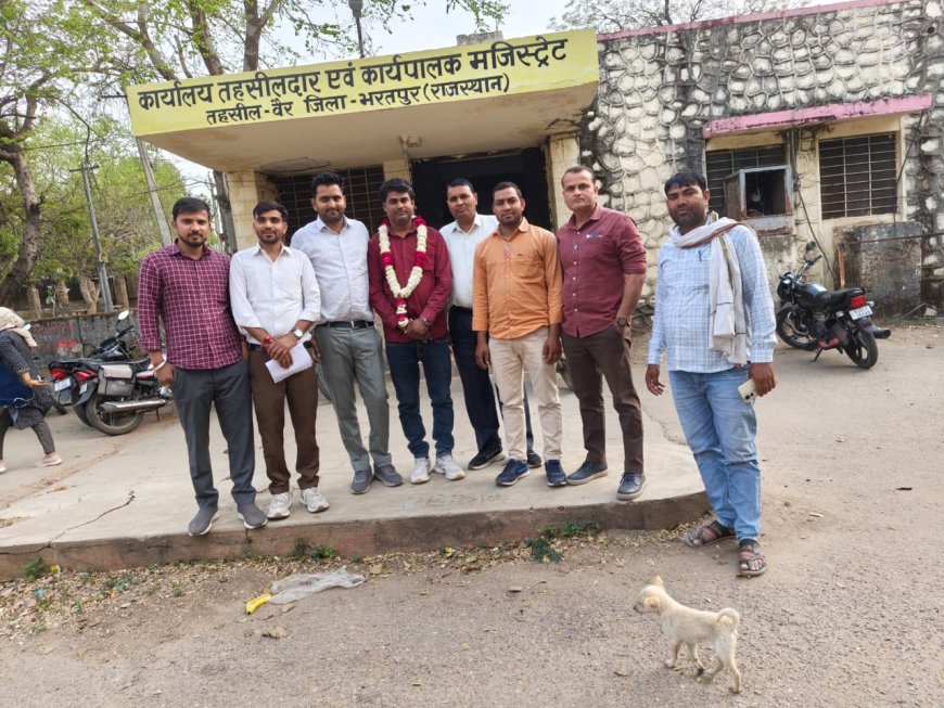 लाखन सिंह मीना सर्वसम्मति से कानूनगो अध्यक्ष चुने गए