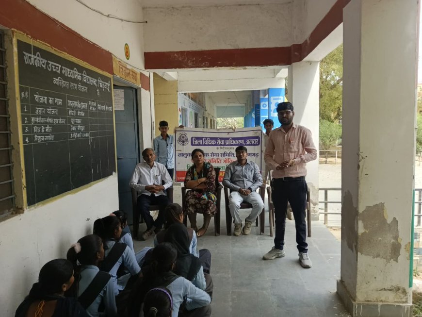 गोविन्दगढ़ के स्कूलों में विधिक जागरूकता शिविर: छात्रों को मुफ्त कानूनी सहायता के बारे में बताया, पर्यावरण संरक्षण की जानकारी दी