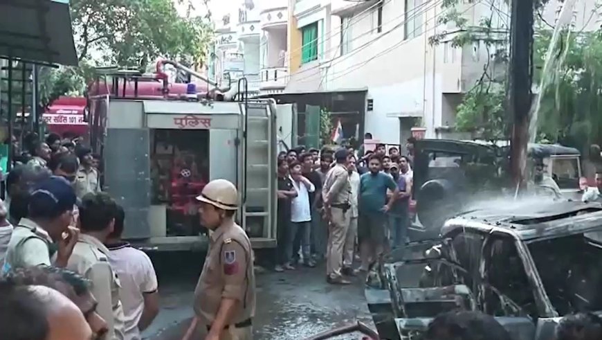 EV कार के चार्जिंग प्वाइंट में हुआ ब्लास्ट, पूरे घर में लग गई आग, 8 लोग जिंदा जले