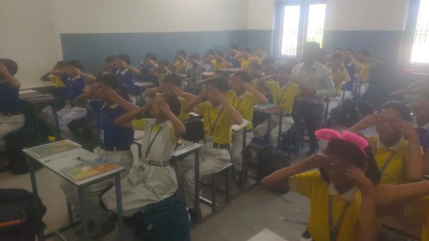 लक्ष्मणगढ़ के लिटिल एंजल एकेडमी विद्याल में योग सत्र का हुआ आयोजन, पतंजलि वैलनेस योगाचार्य ने कराया योग