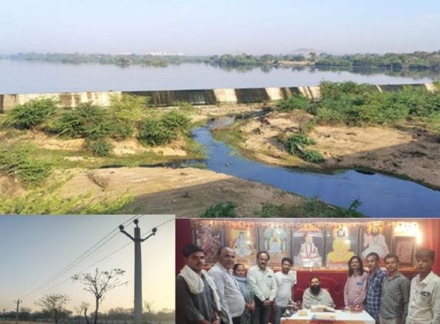 कोठारी नदी में रासायनिक पानी से फसलें तबाह, किसानों में रोष; मुख्यमंत्री व कलेक्टर को भेजा ज्ञापन