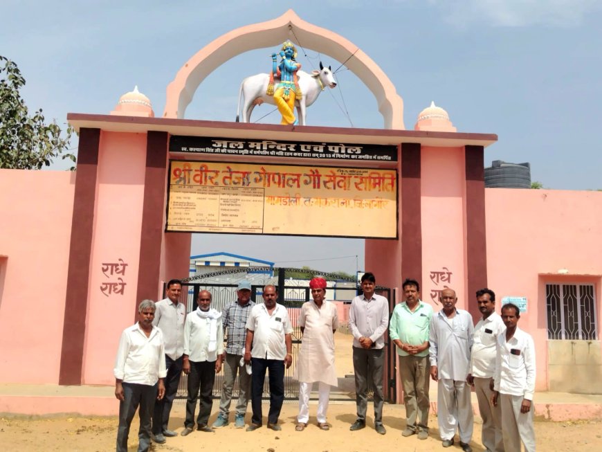 समाजसेवी हिम्मत सिंह राठौड़ ने की गांव में 21 लाख की लागत से स्वागत द्वार बनाने की घोषणा