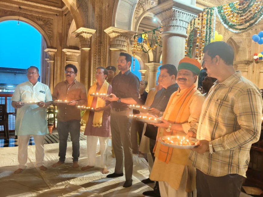 राजस्थान दिवस के उपलक्ष्य में गंगा माता मंदिर में विशेष महा आरती का हुआ आयोजन,   महा-आरती कर देश प्रदेश की खुशहाली की कामना की