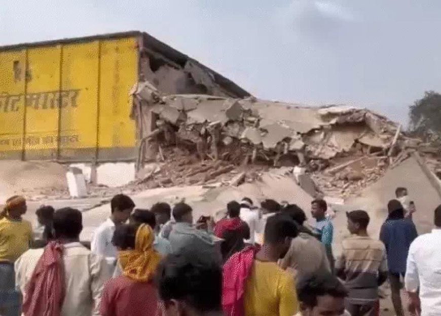 प्रयागराज में पूर्व सपा MLA के कोल्ड स्टोरेज की बिल्डिंग ढही, कई मजदूर दबे, अमोनिया गैस के रिसाव से दहशत