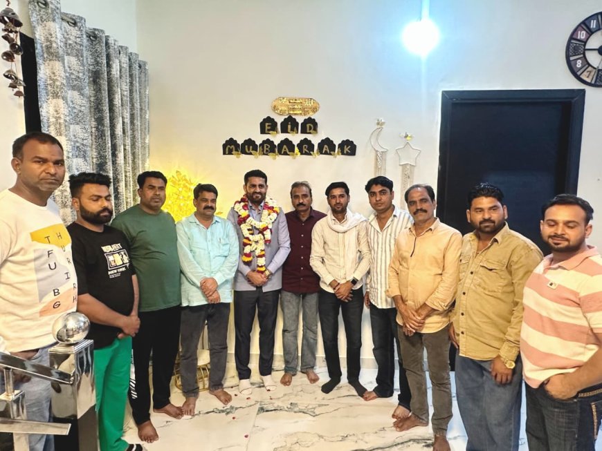 बारां आगमन पर अमीन पठान का भव्य स्वागत, कार्यकर्ताओं में दिखा जबरदस्त उत्साह