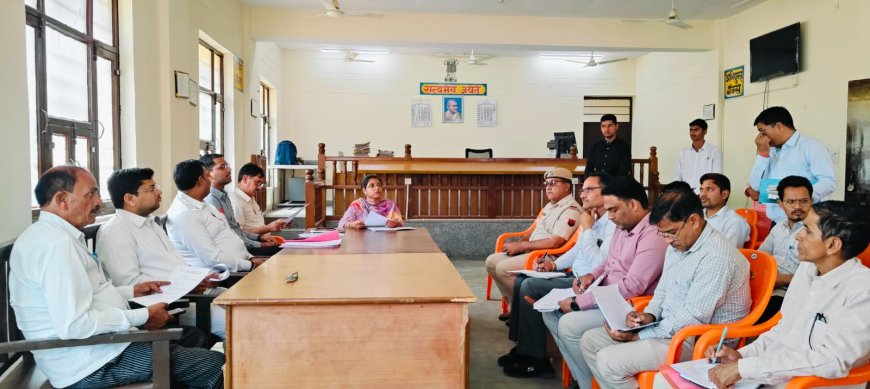 कठूमर में आगामी मेगा विधिक चेतना एवं लोक कल्याणकारी शिविर की तैयारियों हेतु बैठक सम्पन्न