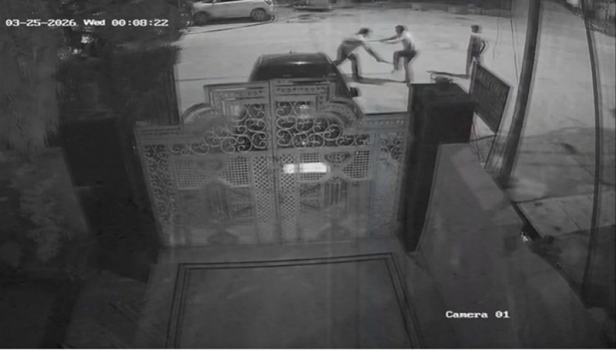 भरतपुर में कॉन्ट्रैक्टर की दबंगई: मजदूरों पर फायरिंग और मारपीट, 4 घायल – CCTV आया सामने