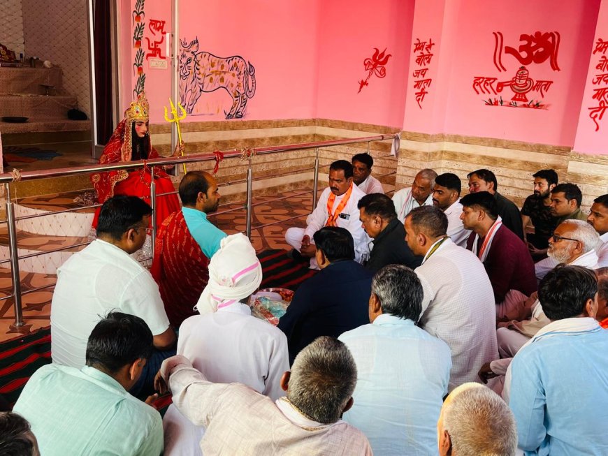 मसारी में मंशा देवी के विशाल मेले का विधायक खींची ने किया उद्घाटन