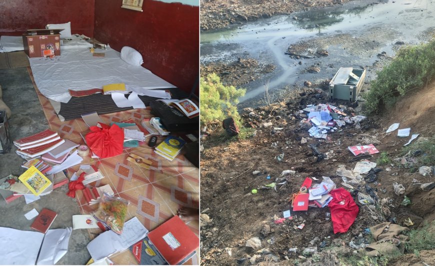 भरतपुर नई अनाज मंडी में बड़ी चोरी, दुकान का ताला तोड़ ₹5 लाख लेकर फरार; अलमारी नहर में फेंकी