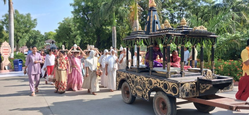 पावापुरी तीर्थ सहित पूरे जिले में भगवान महावीर का जन्म कल्याणक उल्लास पूर्वक मनाया गया