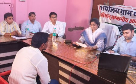 संभागीय आयुक्त ने नदबई के ग्राम ऊँच में की जनसुनवाई; मौके पर समस्याओं का निस्तारण पाकर खुश हुए ग्रामीण