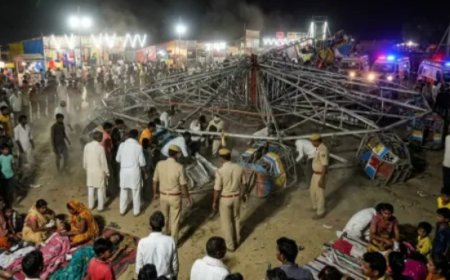 'मौत का झूला': 60 फीट ऊंचा झूला उखड़कर गिरा; 80 लोग थे सवार, 30 से ज्यादा घायल— लापरवाही की भेंट चढ़ीं खुशियां, 10 की हालत नाजुक